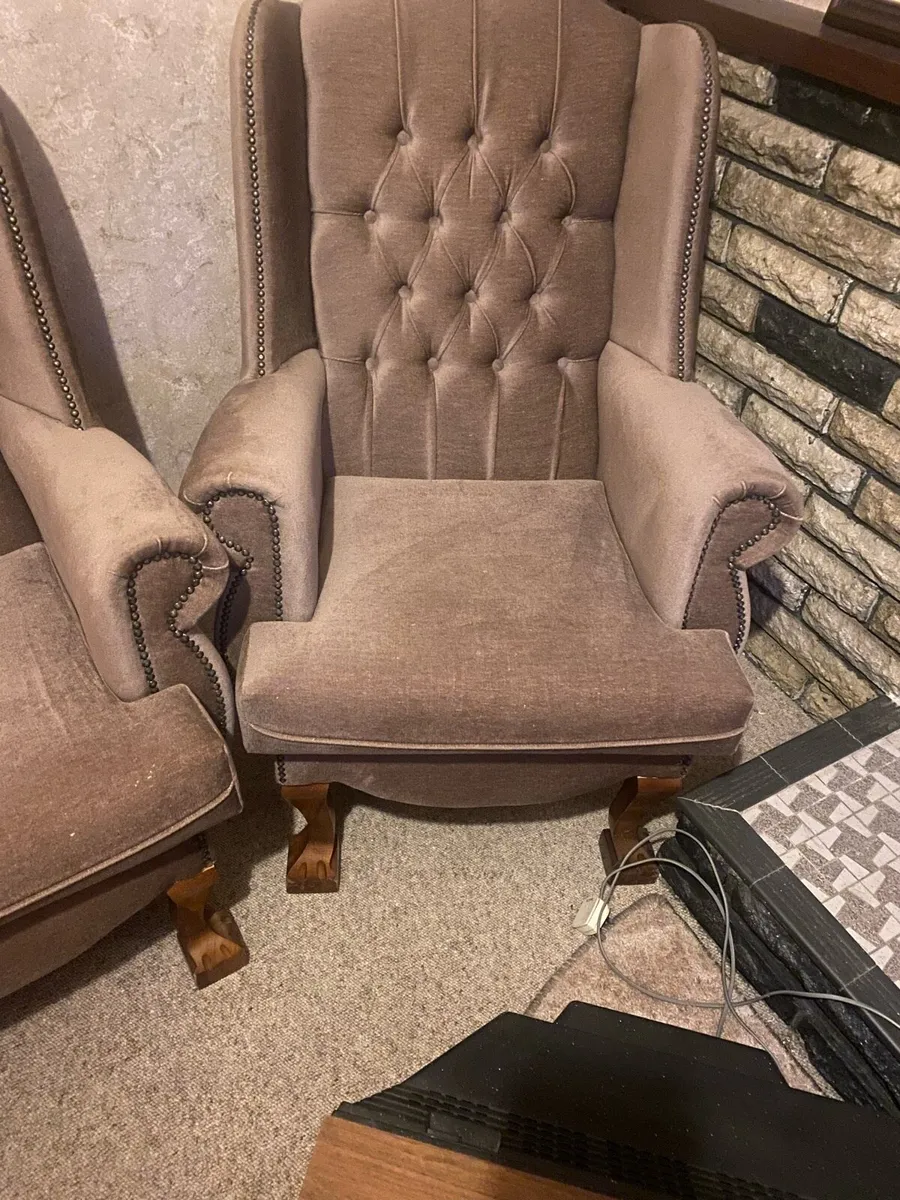 3 piece couch with matching arm chair - Image 3