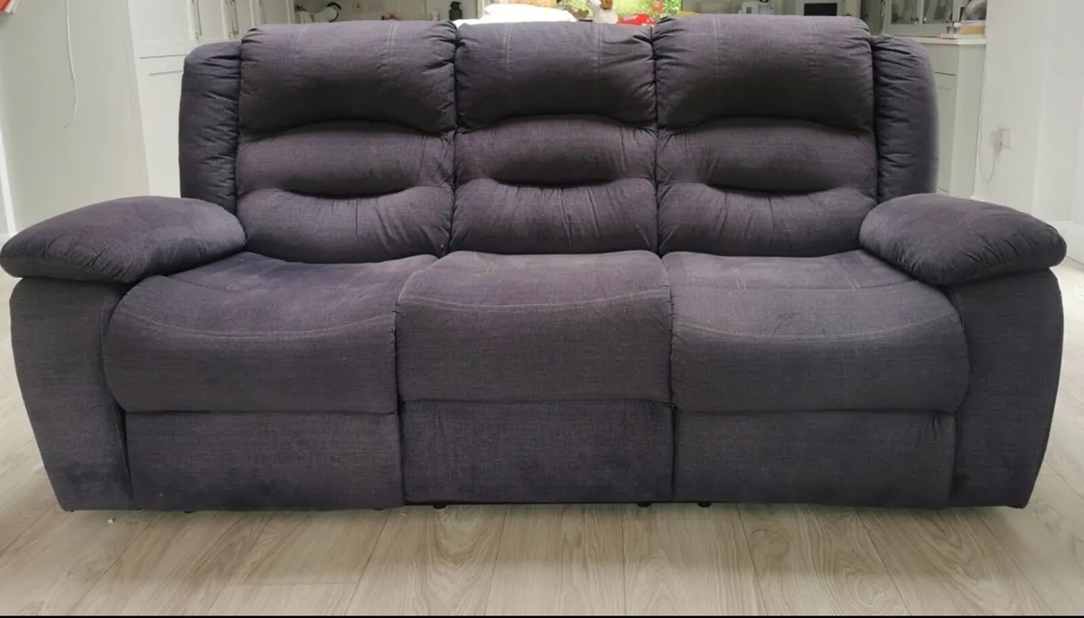 3 seater recliner and 2 seat recliner couches - Image 1