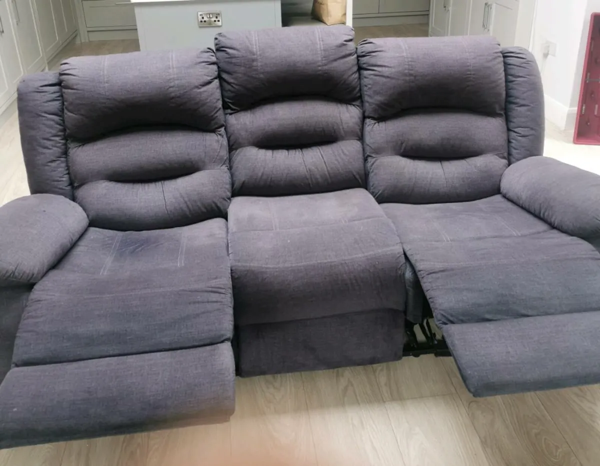 3 seater recliner and 2 seat recliner couches - Image 3