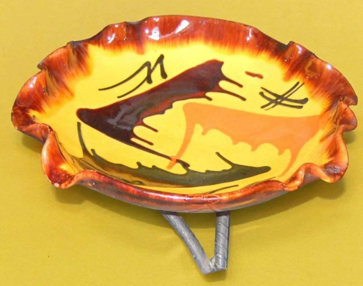 Harrods 'Gallery' Vintage Hand Made Bowl & Stand - Image 3