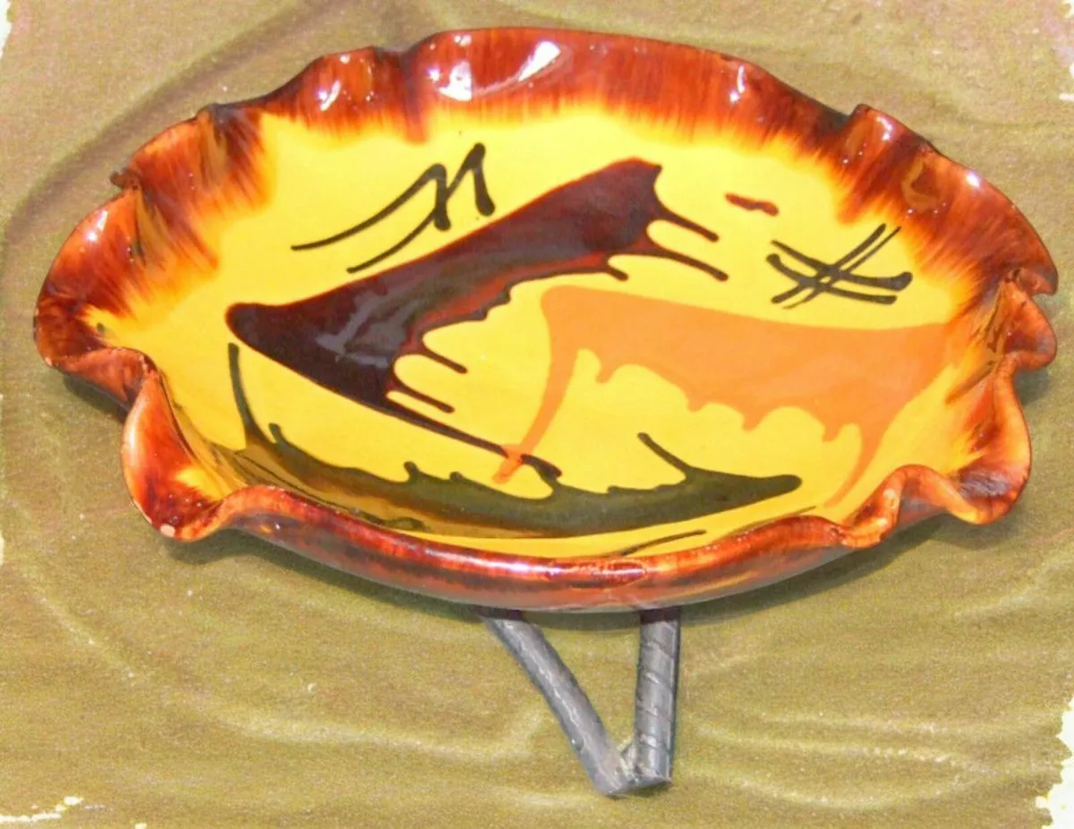 Harrods 'Gallery' Vintage Hand Made Bowl & Stand - Image 4