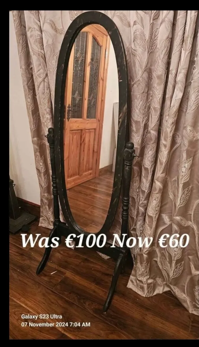 New Bedroom Mirror Was €100 Now €60 087 7667038
