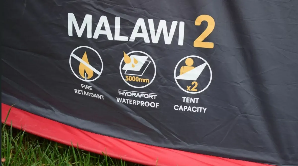 Malawi 2 Man Pop Up Red Tent - Image 2