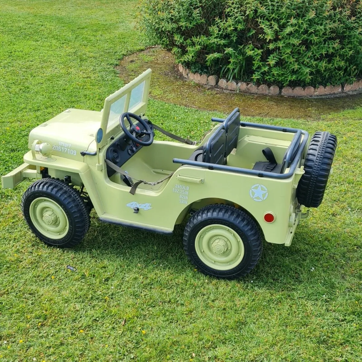 Kids 24V Army Ranger Jeep Ride On - Demo - Image 2