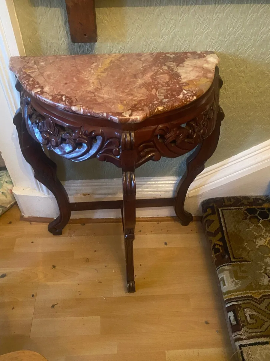 Marble table