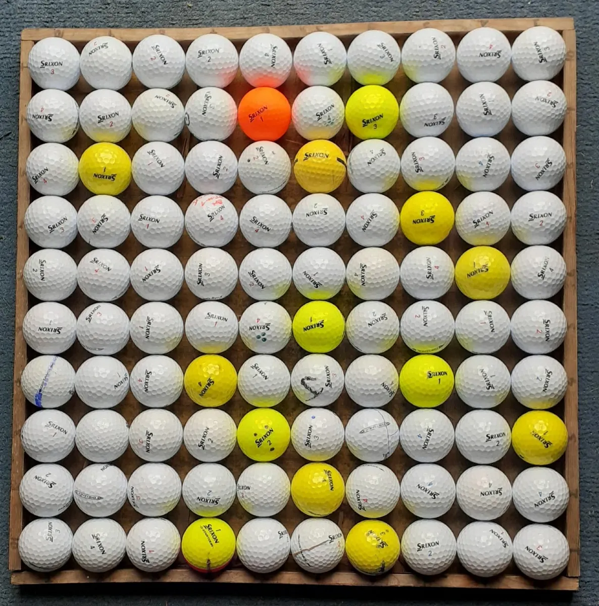 100 Grade A golf balls Srixon  60eu - Image 1