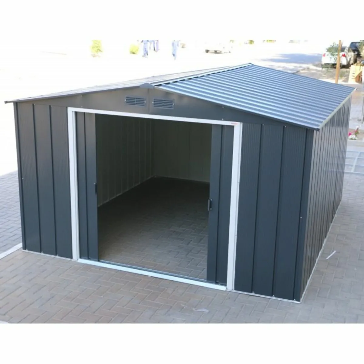 ECO Steel Garden Shed 10x12 :  Free 3 Day Delivery - Image 3