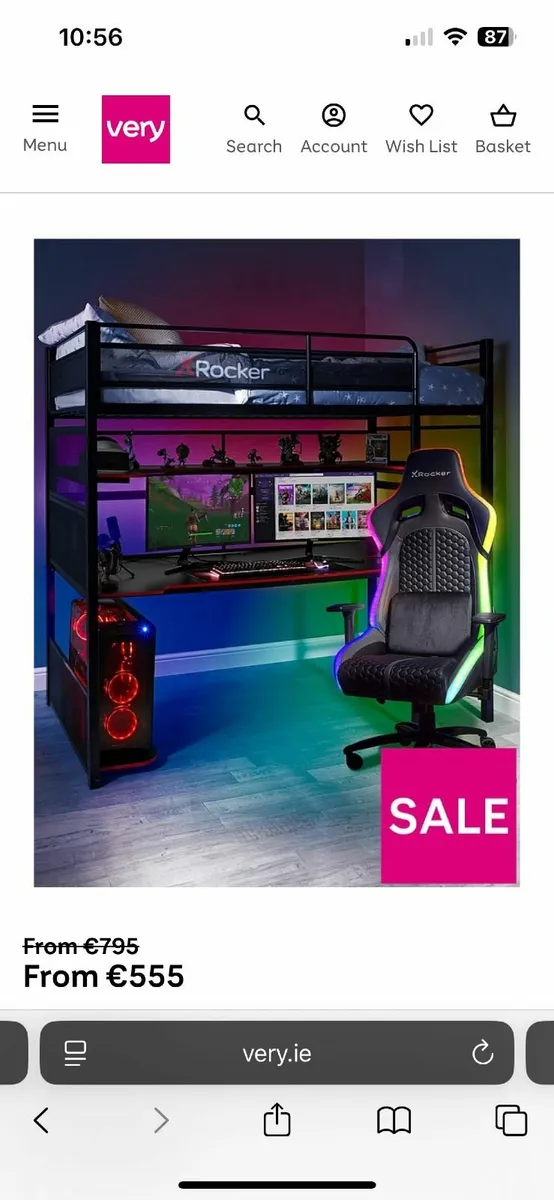Bunk  Bed X Rock Rgb Sync Gaming - Image 3