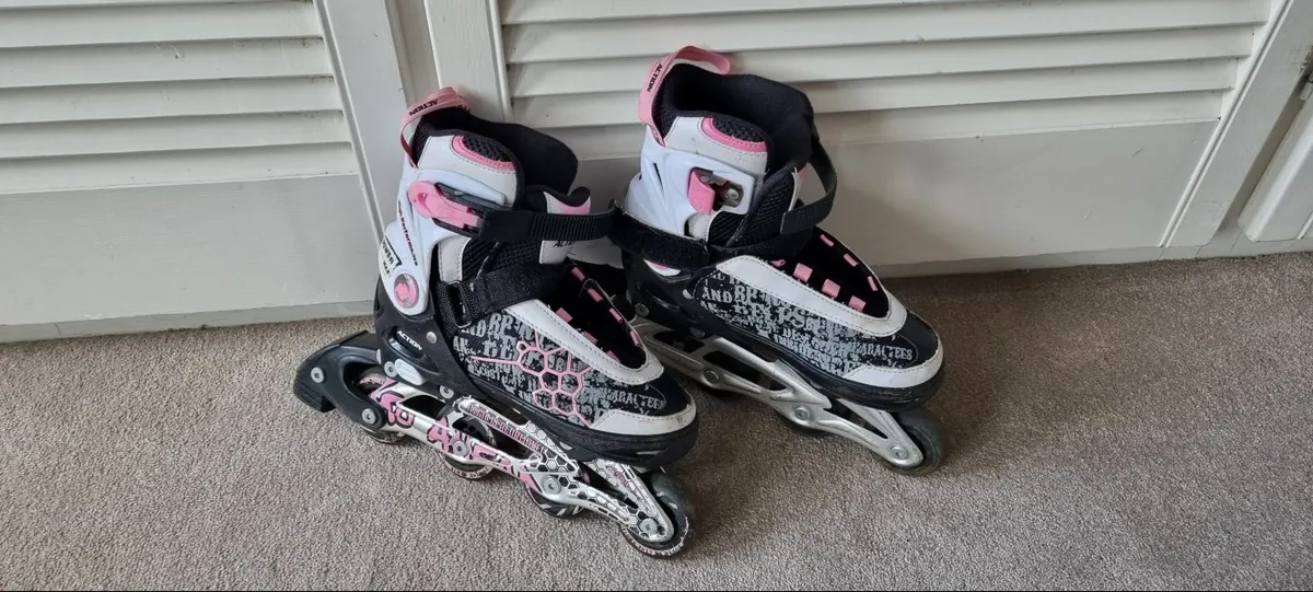 Pink Inline Roller Skates - Image 1