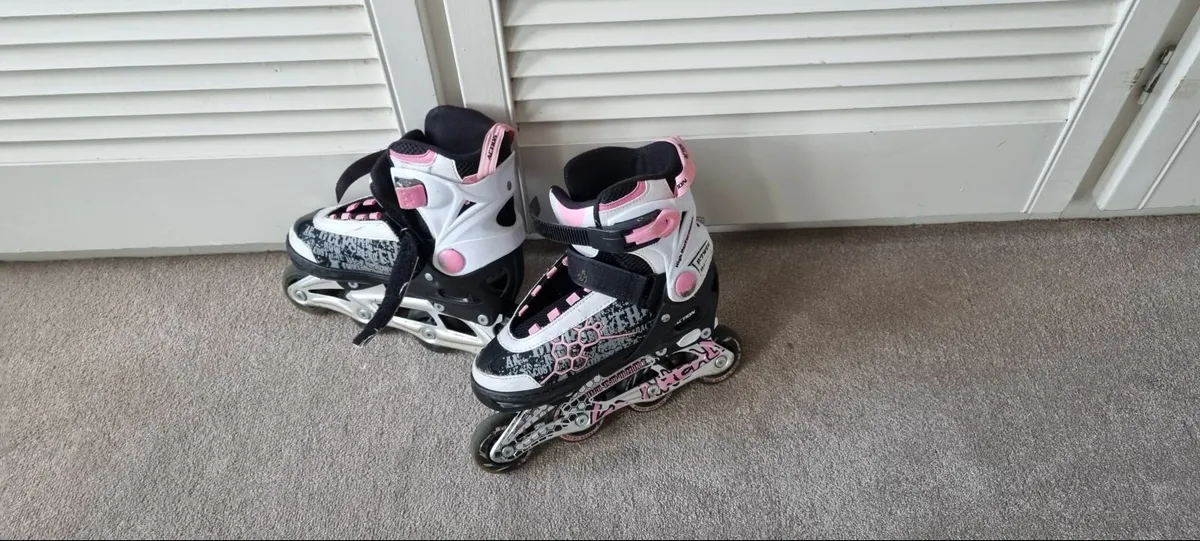 Pink Inline Roller Skates - Image 2