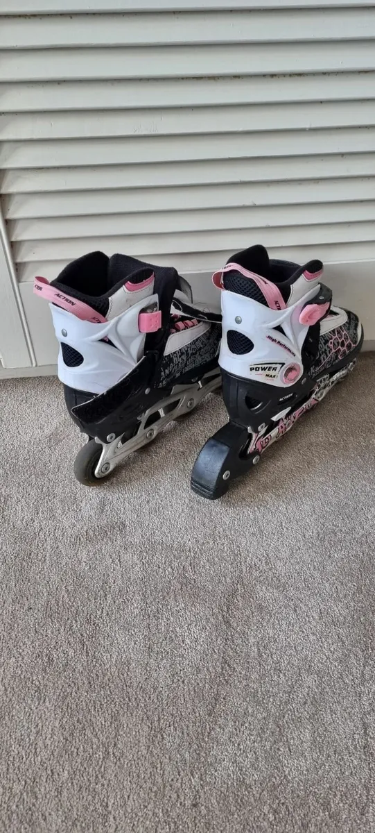 Pink Inline Roller Skates - Image 4