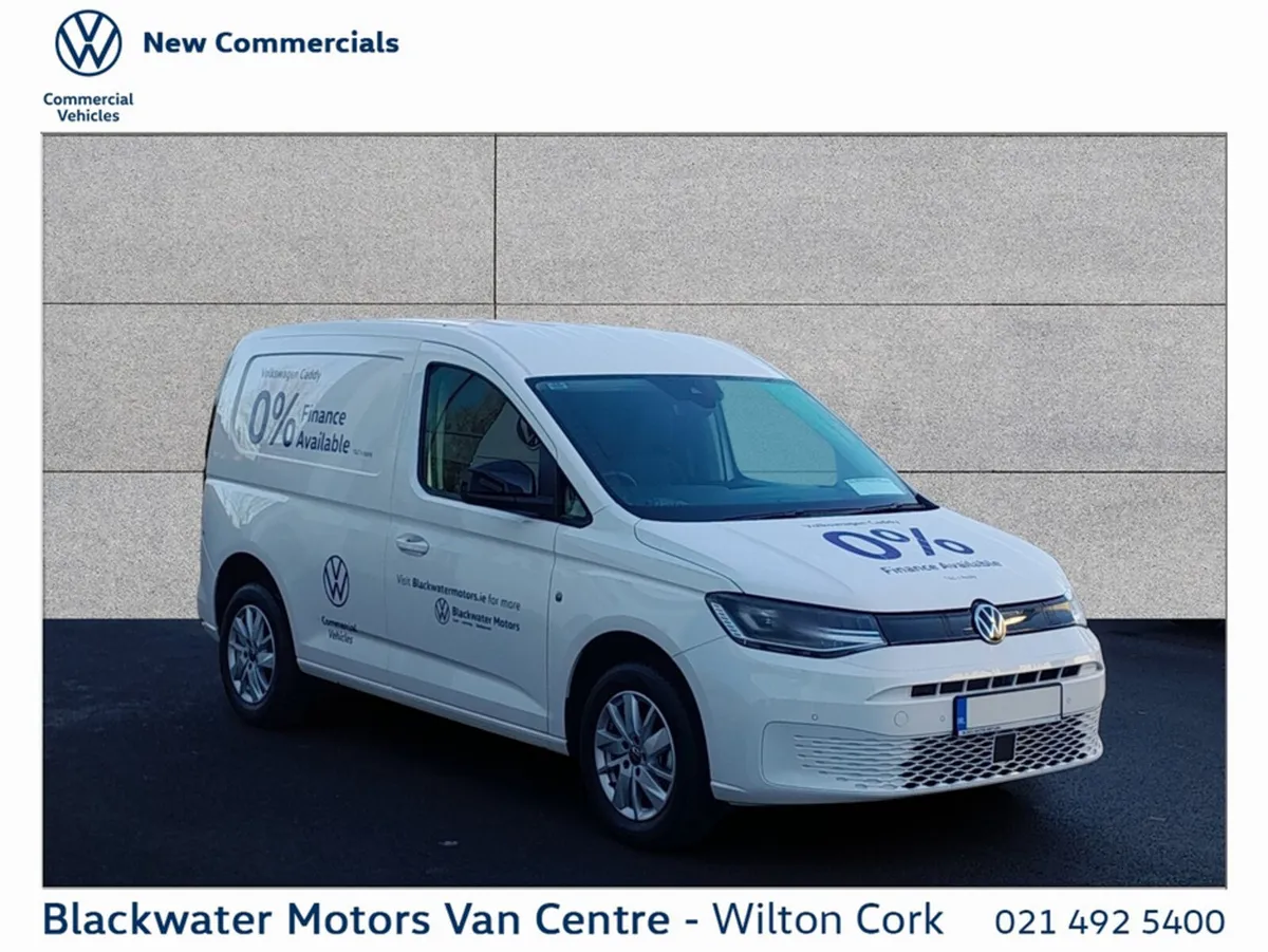 Volkswagen Caddy Cargo Edition 102Bhp M6F O% Finan - Image 1