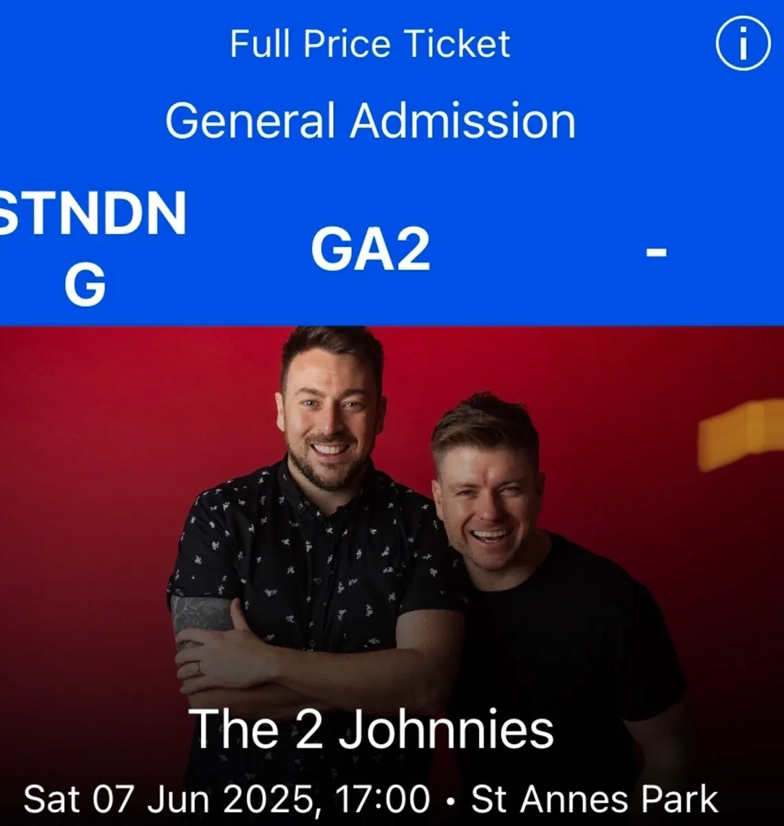2x Pints in a field tickets