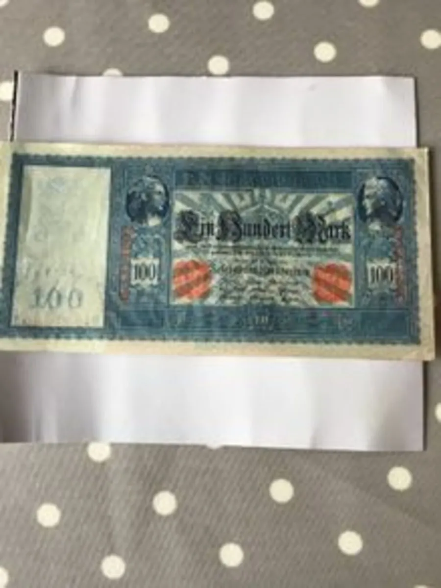 1910 German Banknote 100 Mark