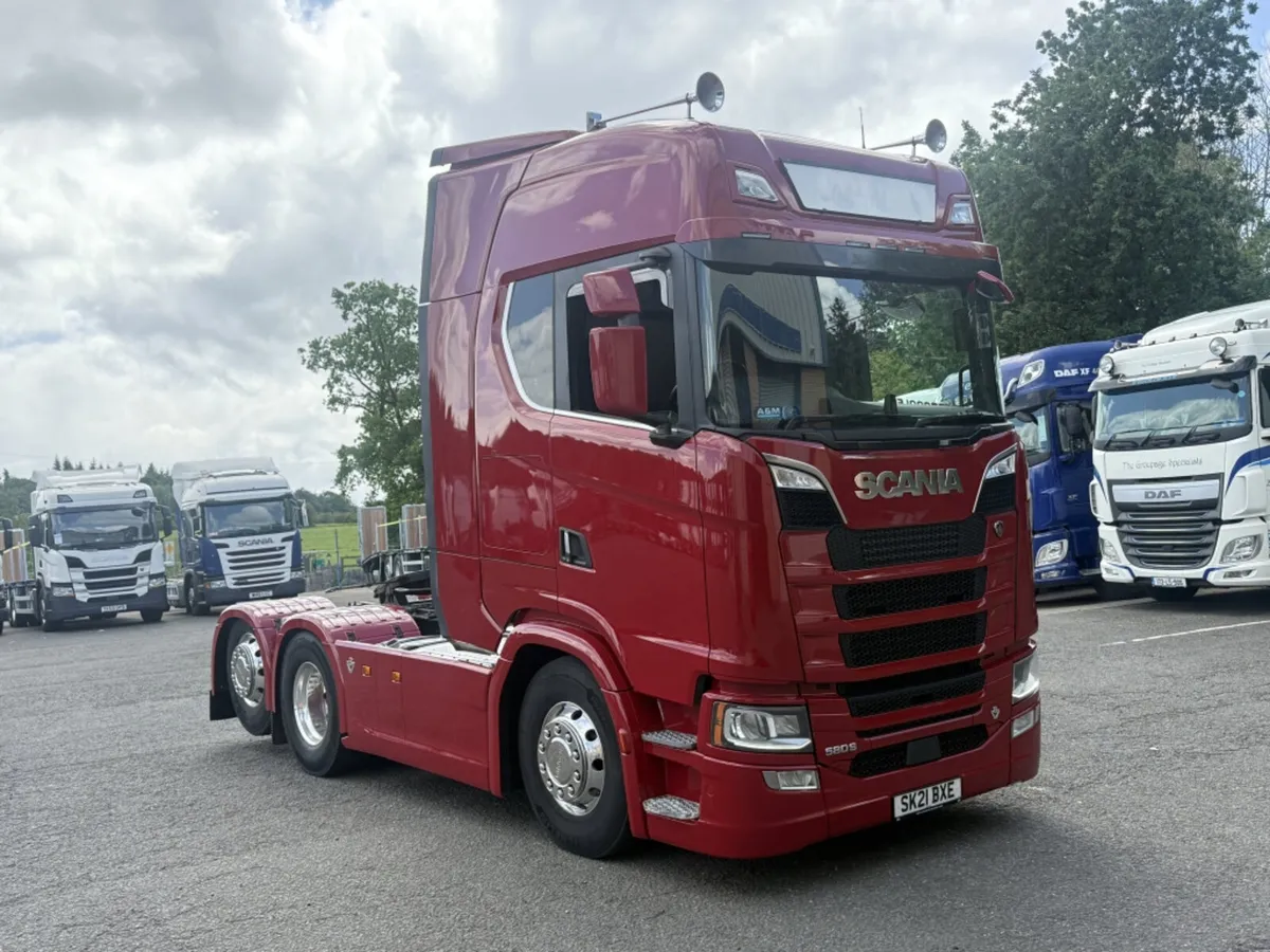 2021 (21) SCANIA S580 V8 HIGHLINE 6X2 TAG - Image 1