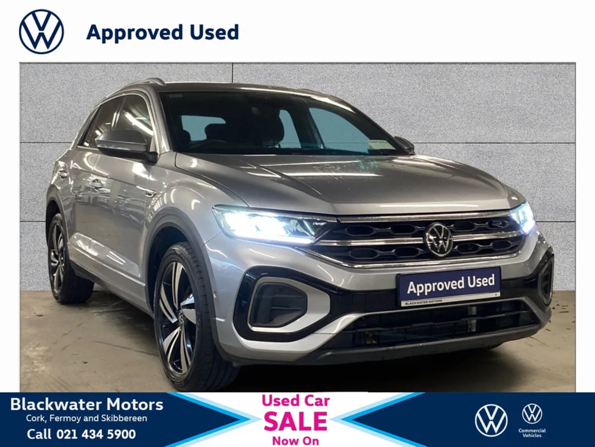 Volkswagen T-Roc 1.0TSI 110BHP R-LINE WITH 18"NEVA - Image 1