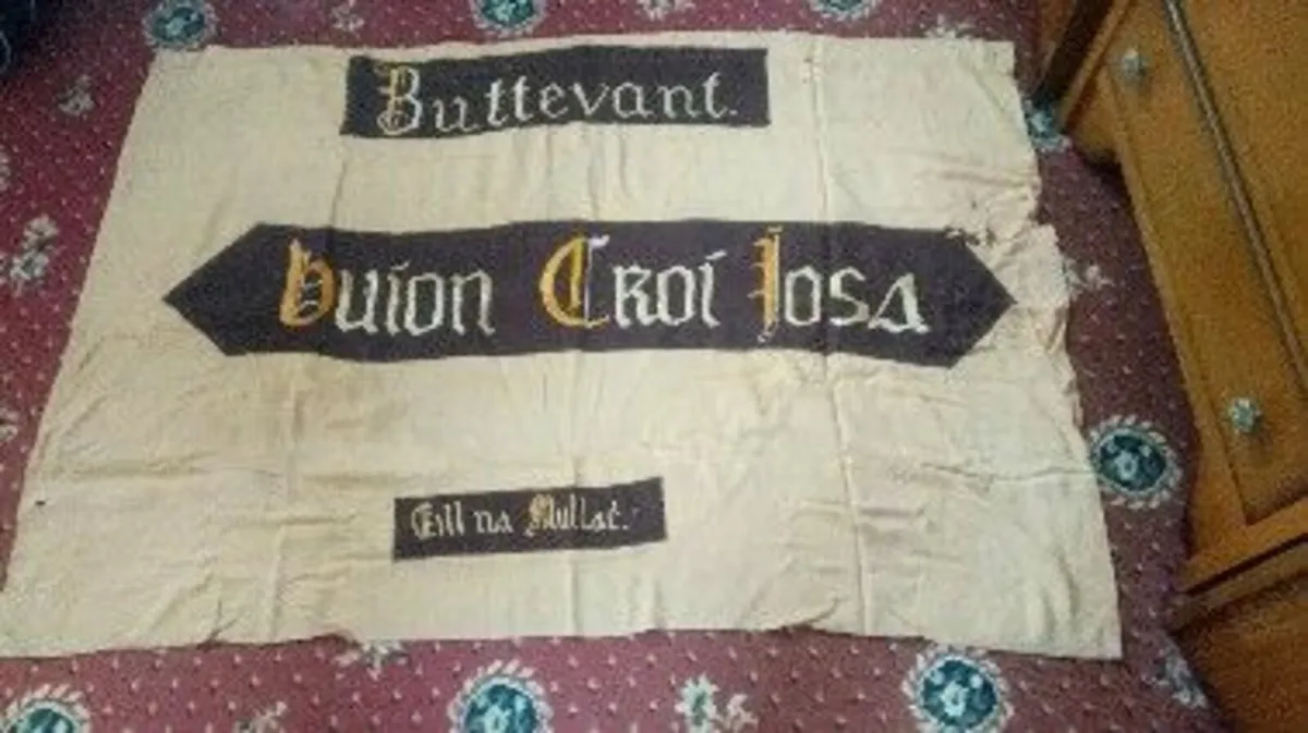 Genuine 1937 marching Band Banner - Image 1