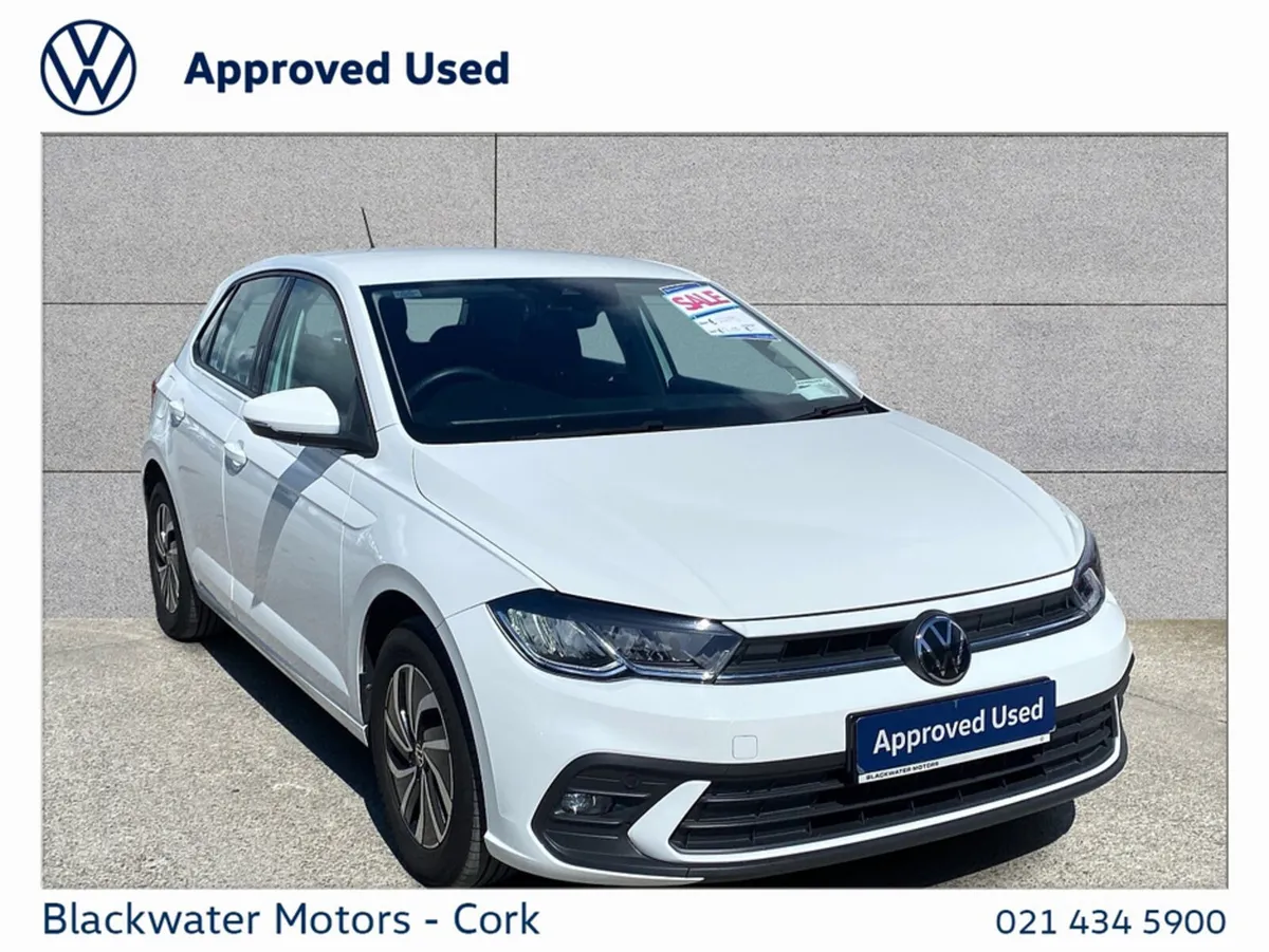 Volkswagen Polo 1.0TSI 95BHP LIFE WITH REAR VIEW C - Image 1