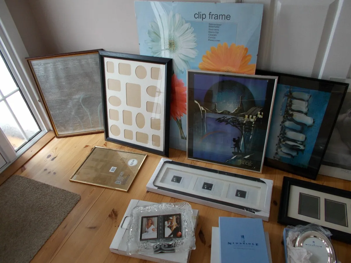 Lot of 17 Large Photo / Picture Frames - Image 3
