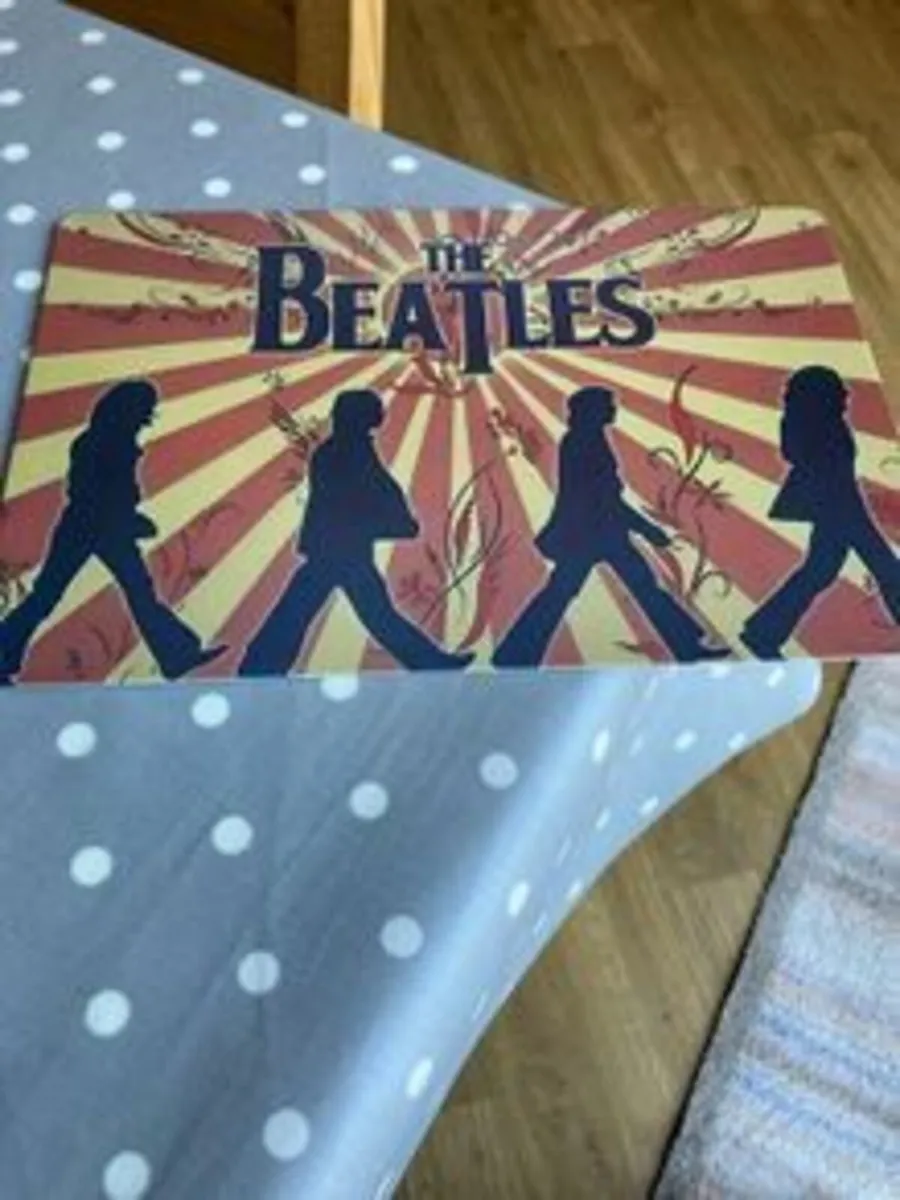 The BEATLES Metal Wall Plaque