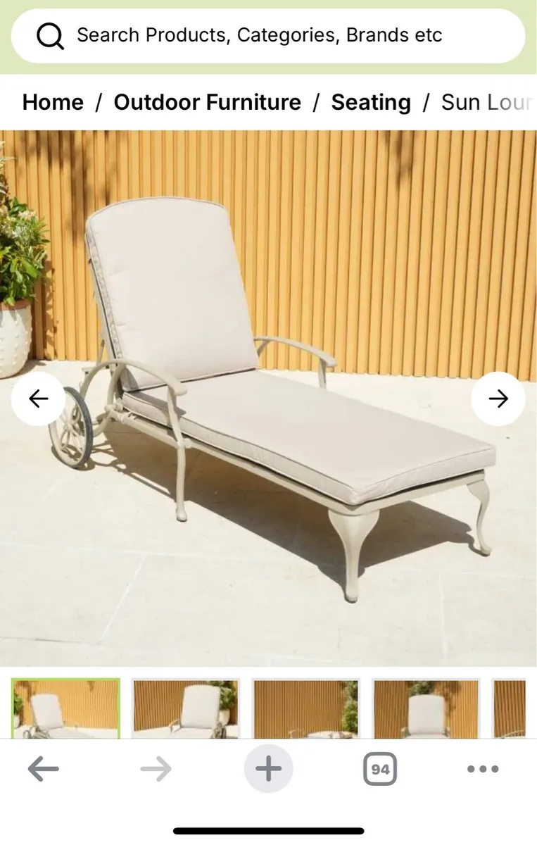 Sun Lounger x 2 - Image 1