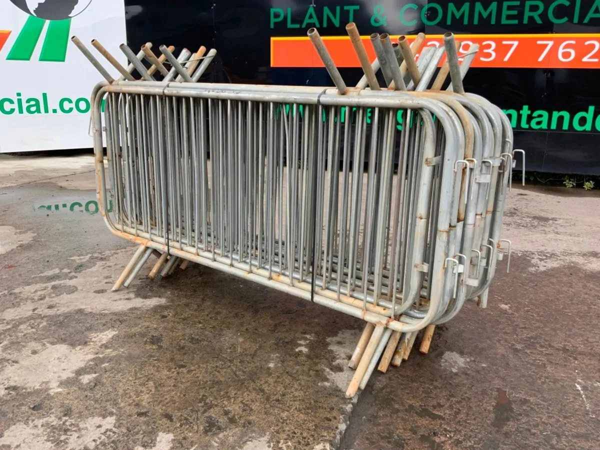 15 of GALVANISED PEDESTRIAN BARRIERS..4856-15 - Image 2