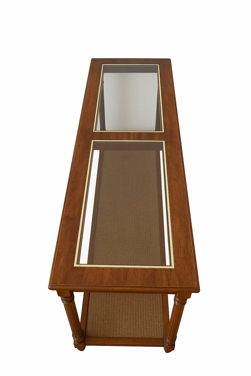 1970's Walnut Mid Century Console  / Hall Table - Image 2
