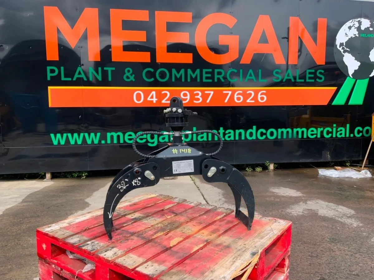 UNUSED MINI DIGGER LOG GRAPPLE..........1418. - Image 1