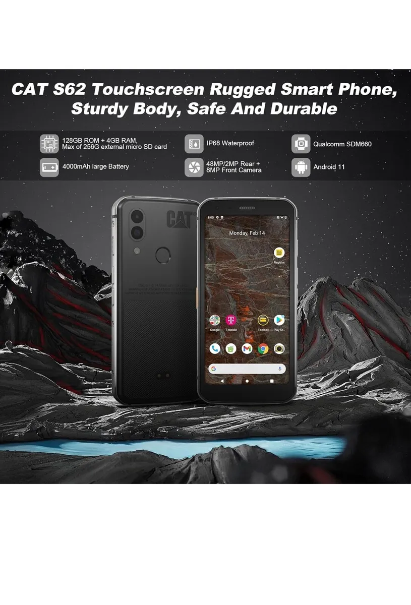 CAT S62 Smart Rugged phone new - Image 2