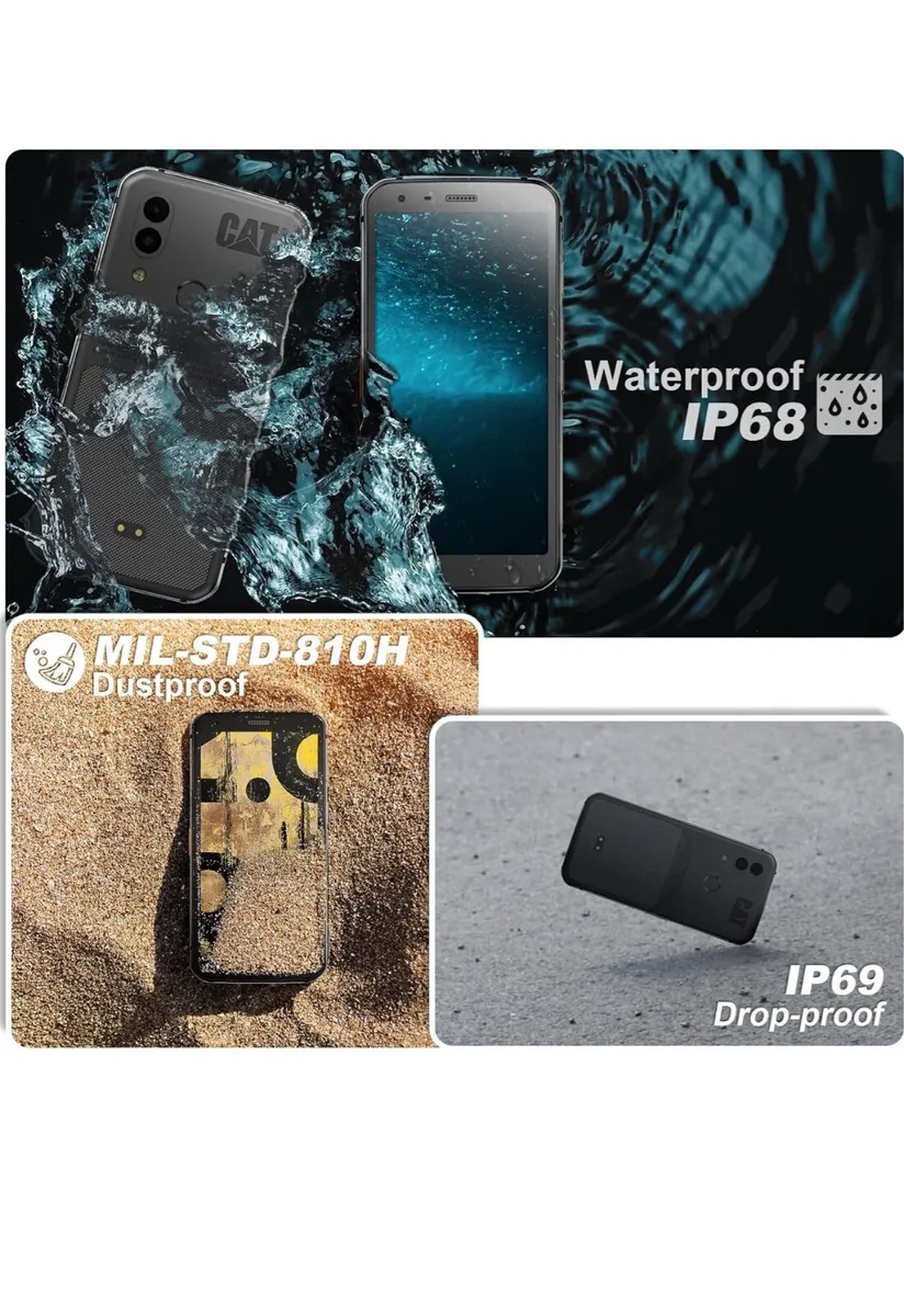 CAT S62 Smart Rugged phone new - Image 4