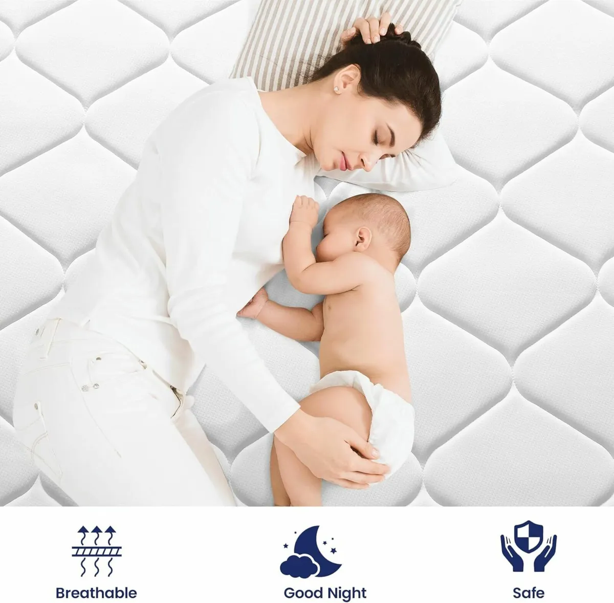 King Mattress 150x200cm - 22cm Comfort Sleep - Image 2