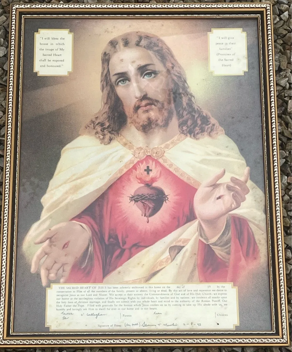Vintage Religious Picture - Image 1