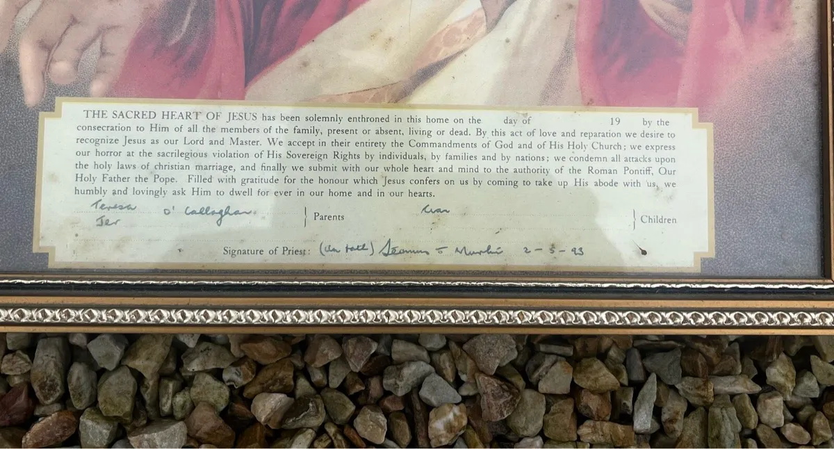 Vintage Religious Picture - Image 2