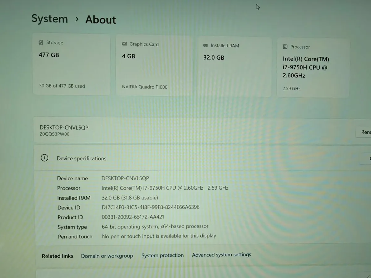Lenovo ThinkPad P53 | i7 (9th gen) | 32GB | 512GB - Image 2