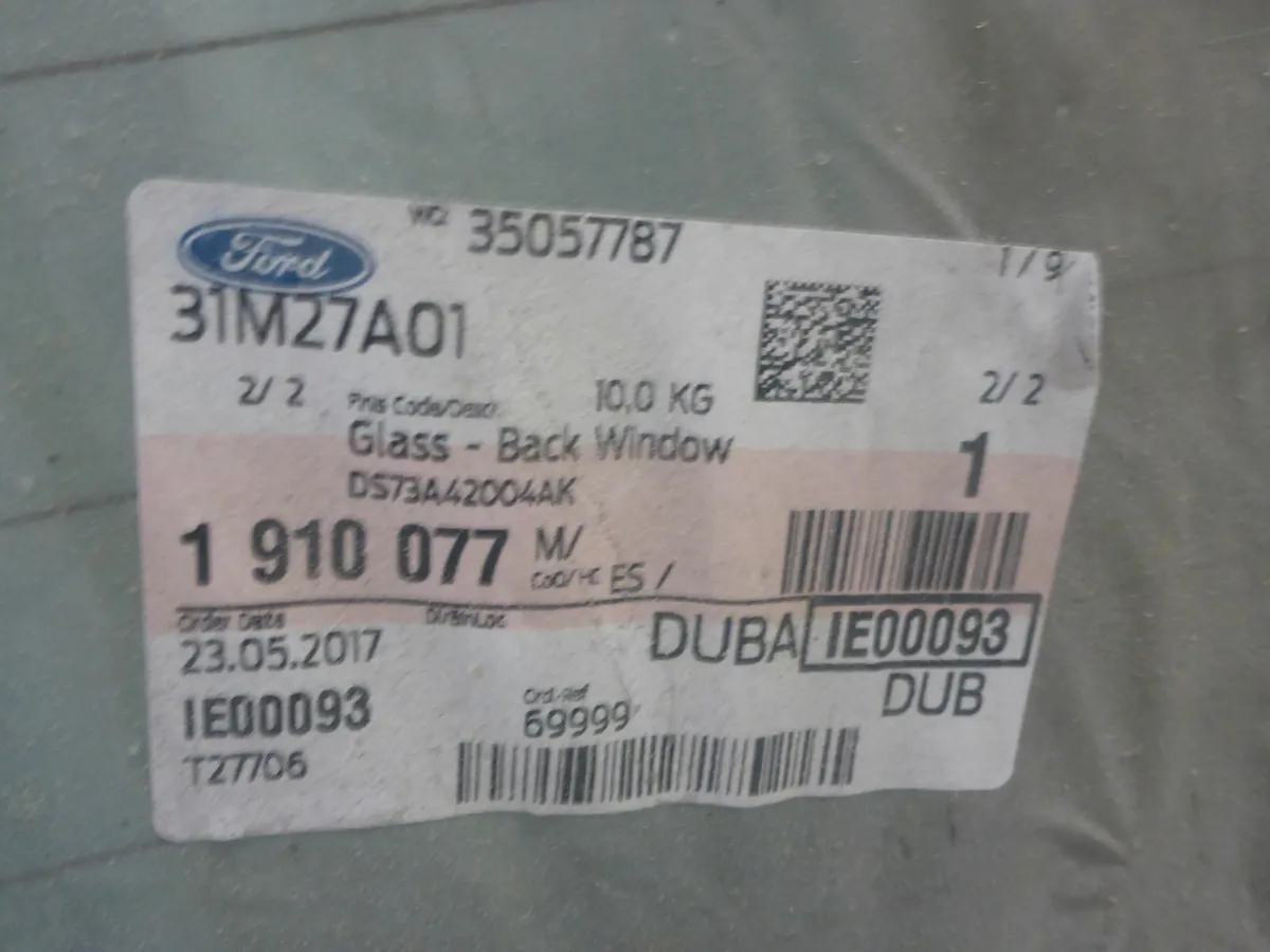 Ford Mondeo 2014/2022 Rear Hatchback Window - Image 2