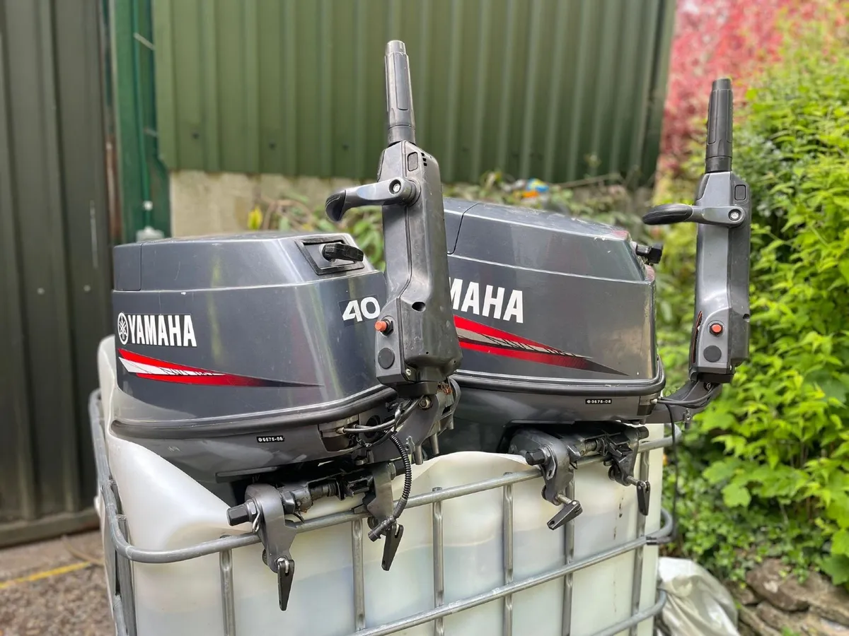 2 x Yamaha 40 hp Outboard motors bargain !! - Image 2