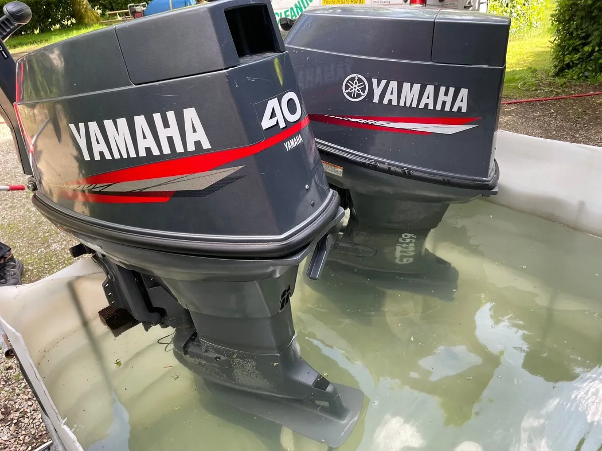 2 x Yamaha 40 hp Outboard motors bargain !! - Image 1