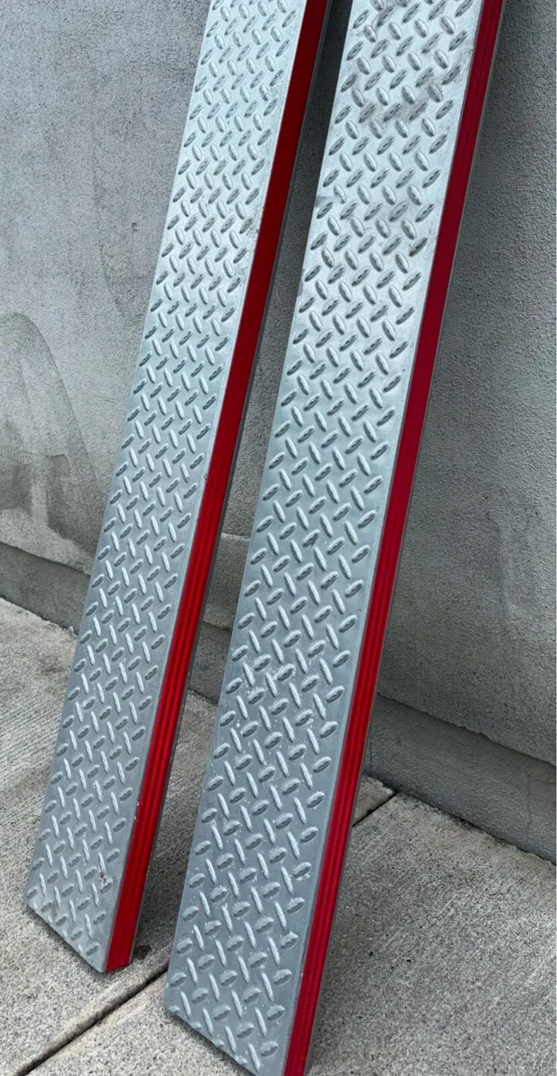 NEW GALVANISED 8ft heavy duty LOADING RAMPS - Image 4