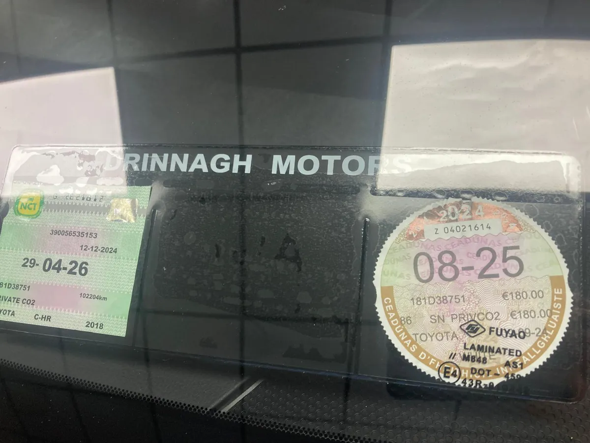Toyota CHR 2018 IRISH CAR - Image 4