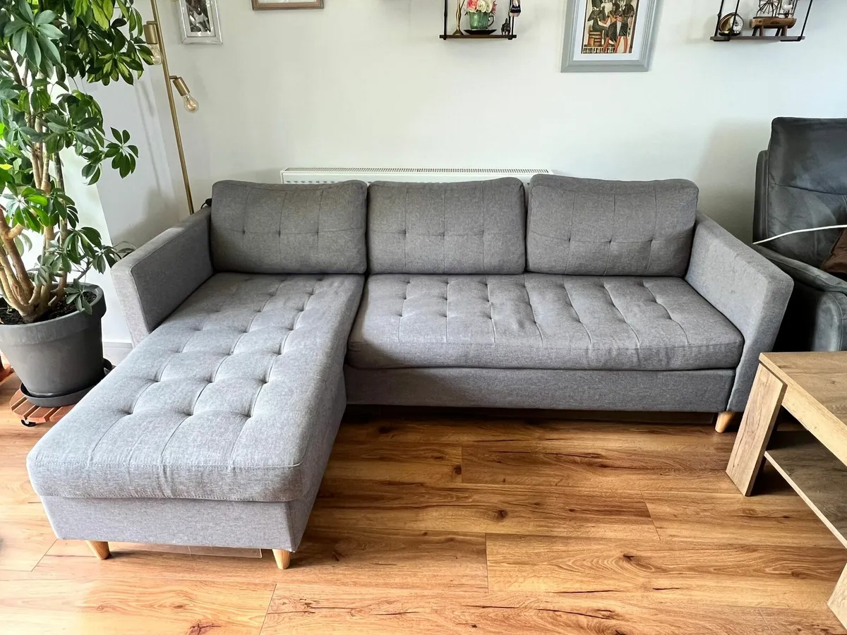 Corner sofa & double bed - Image 1