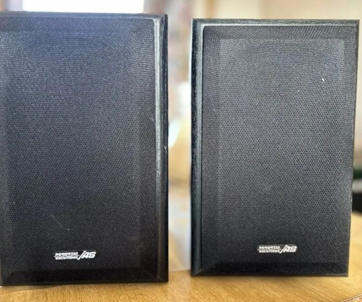 Acoustic Solutions AV-21 Bookshelf Speakers Pair - Image 1
