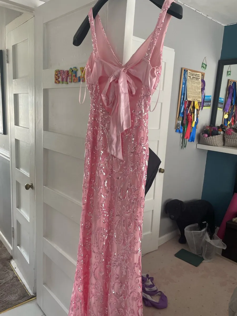 Beautiful pink sparkly ball dress - Image 2