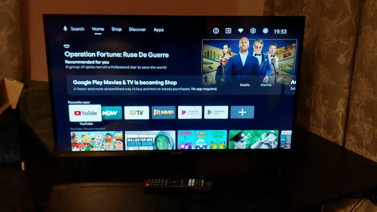 Sharp 32" HD Android Smart TV - Image 1