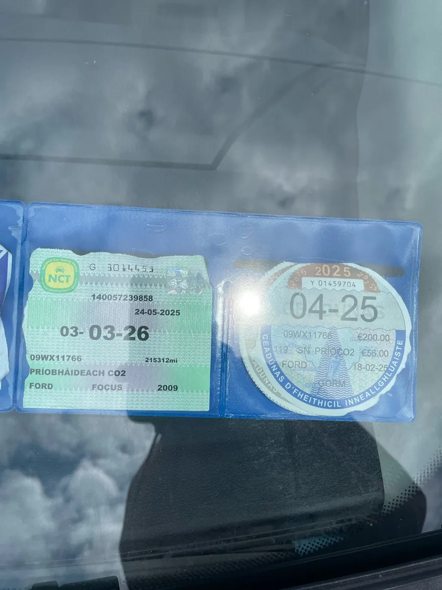 09 Ford Focus 1.6 Diesel NCT 3/26 - Image 2