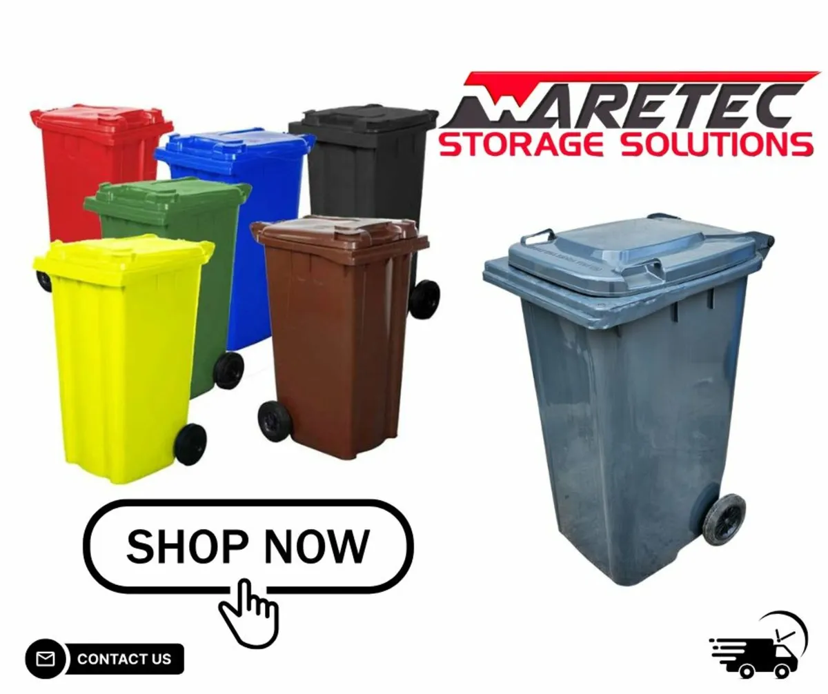 Brand new wheelie bins available in 2 sizes - Image 1