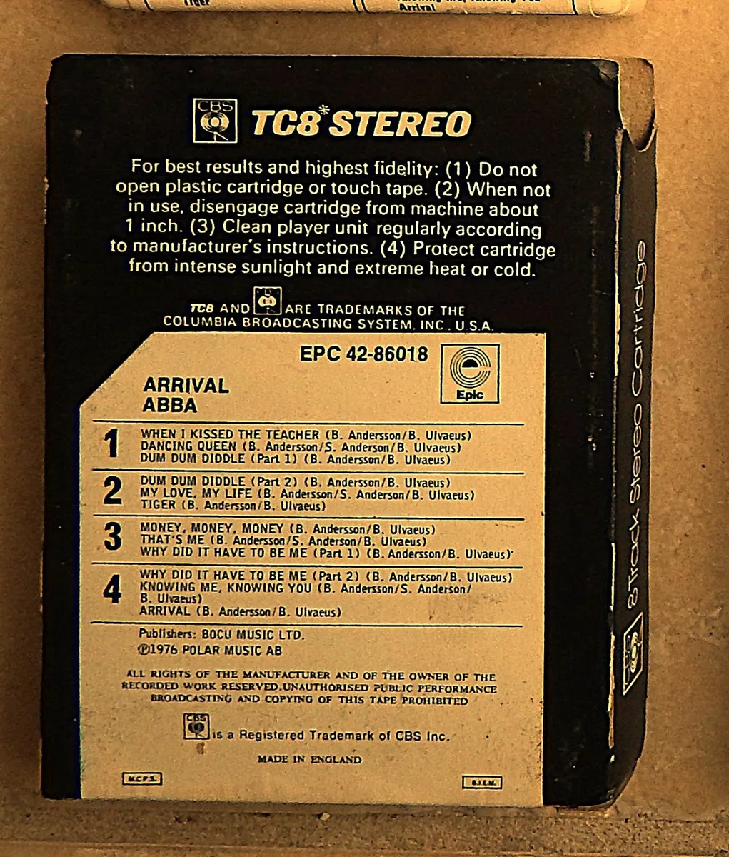 Selection of 4 Vintage 8-Track Cassettes - Image 3