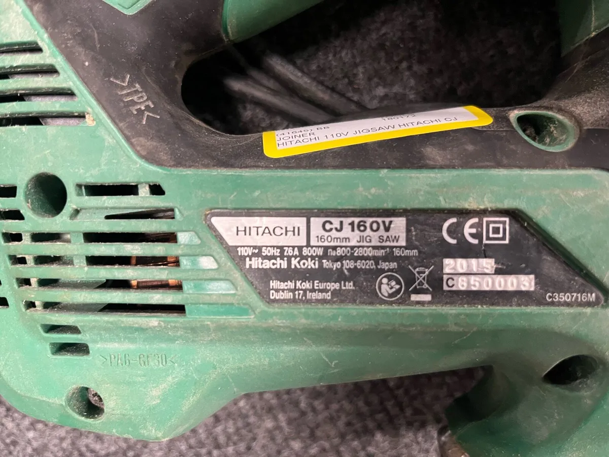 Hitachi 110v Jig Saw - Image 3