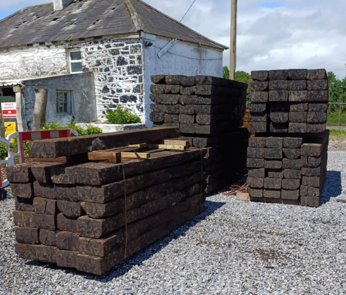 Reclaimed Railway Sleepers - Image 4