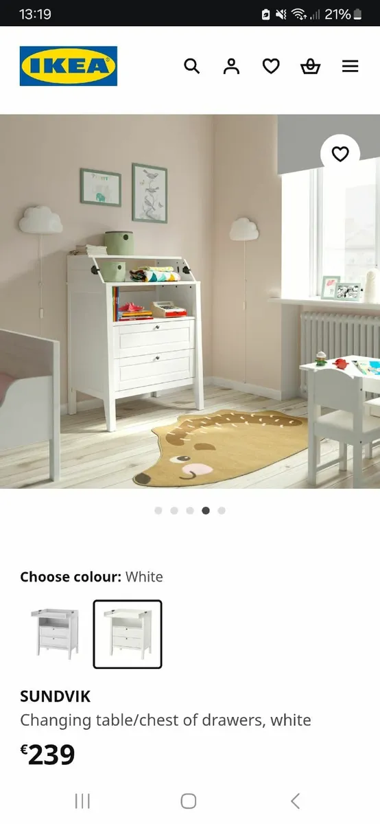 Baby changing table - Image 2