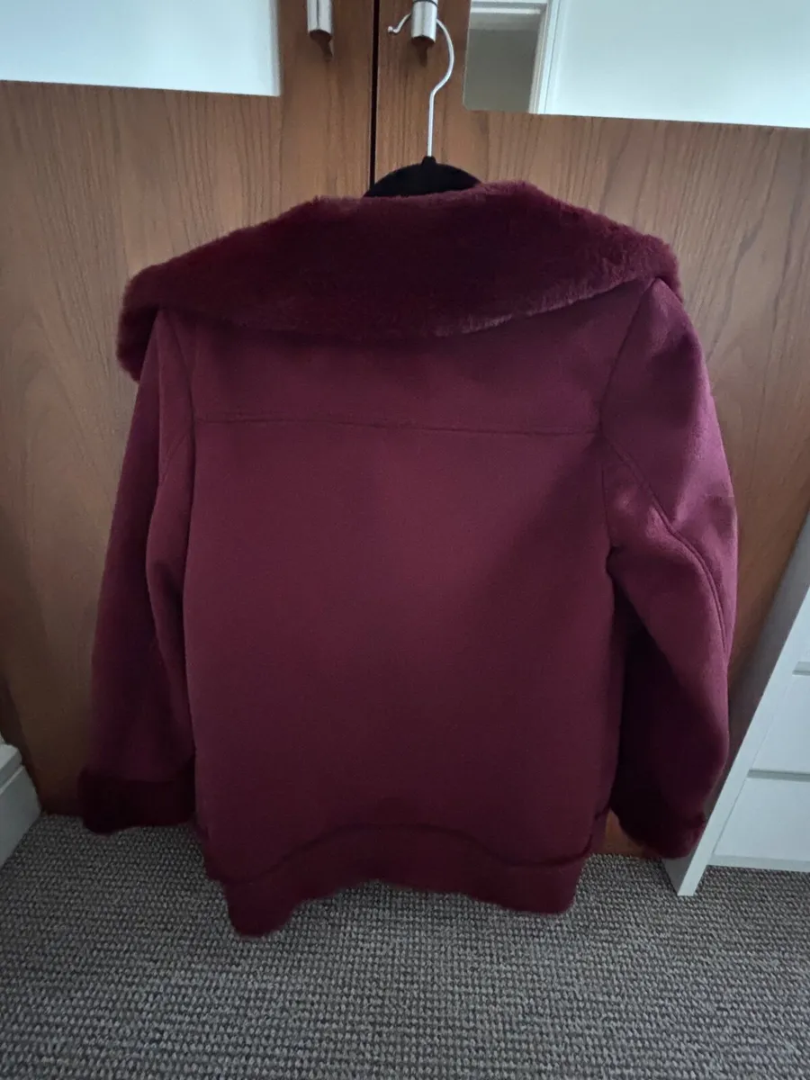 M&S Burgundy Jacket - Image 2